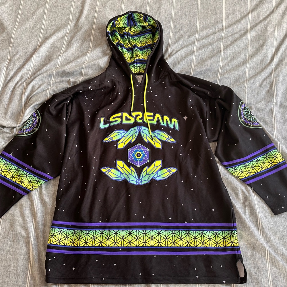 LSDREAM Limited Edition Starchild Hooded Hockey Jersey